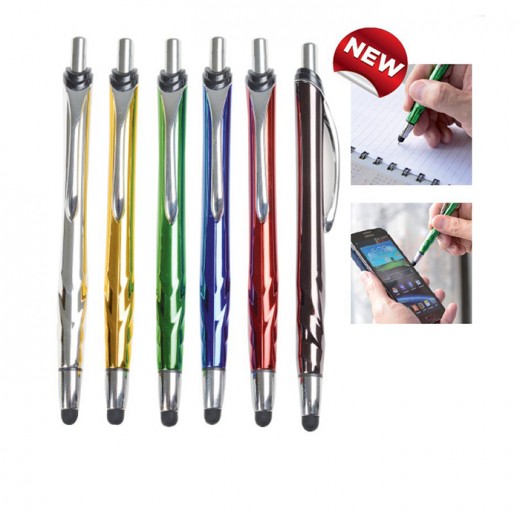 Delux Metal Pen with Stylus
